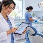 Sistema para dentistas: cadeira, plano de tratamento e retorno na mesma agenda